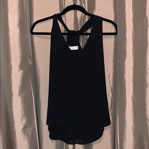 Black tank top